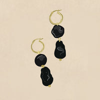 ECO-COLLAB: BLACK SEA EARRINGS II