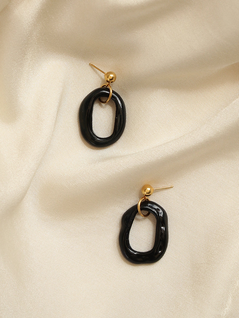 ECO-COLLAB: BLACK SEA EARRINGS