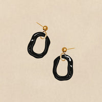 ECO-COLLAB: BLACK SEA EARRINGS