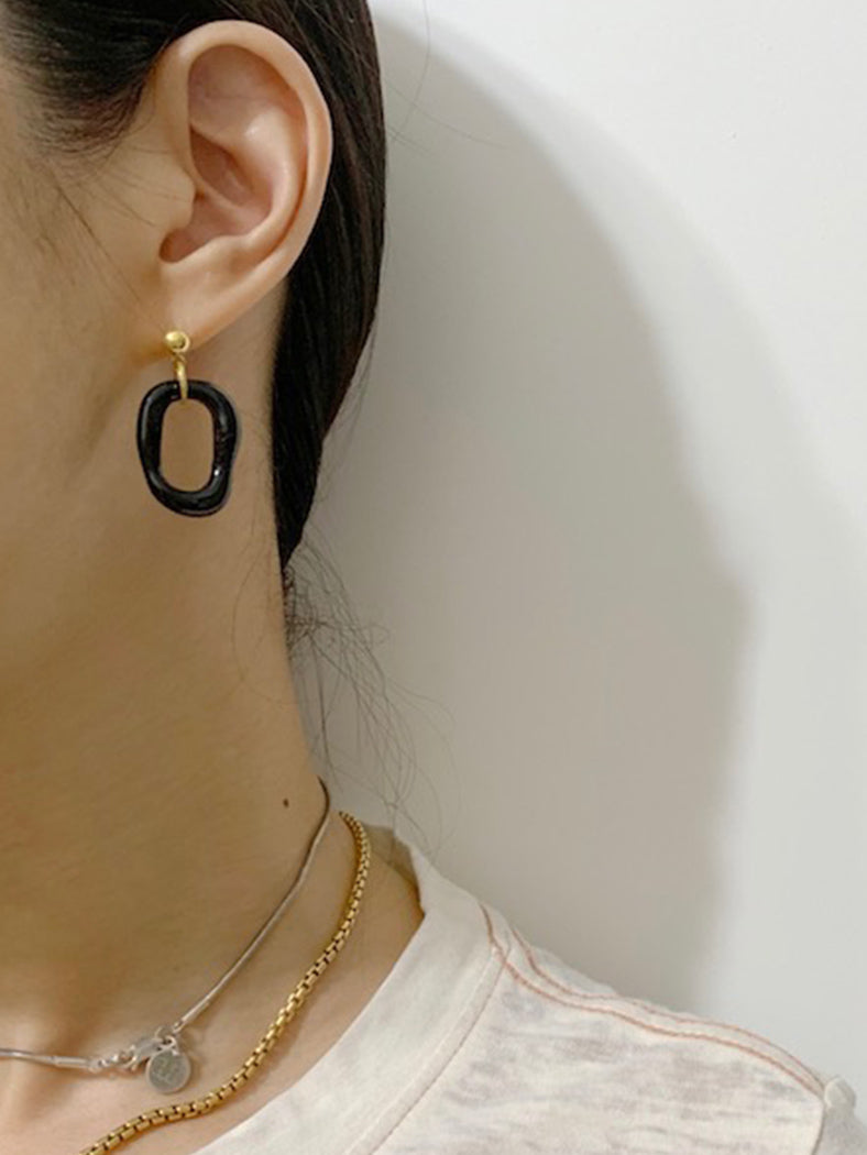 ECO-COLLAB: BLACK SEA EARRINGS