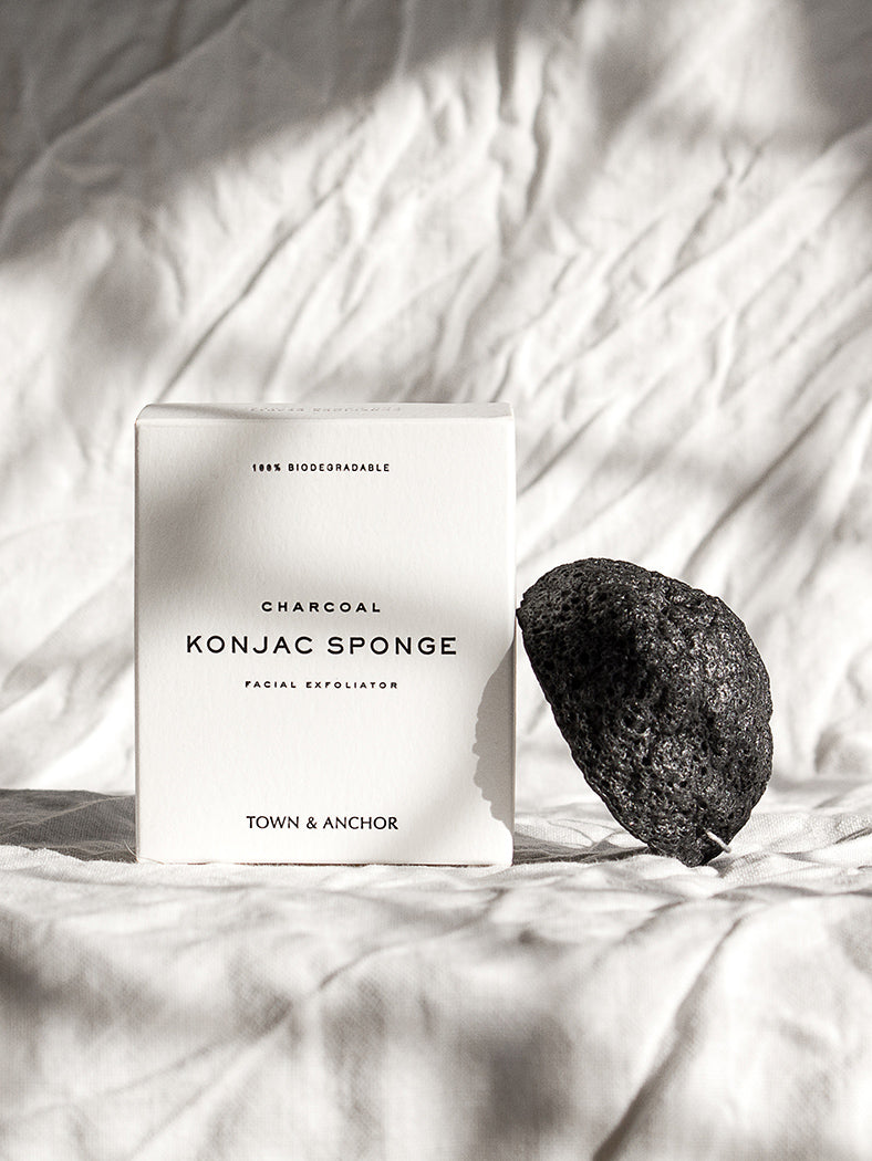 CHARCOAL KONJAC SPONGE